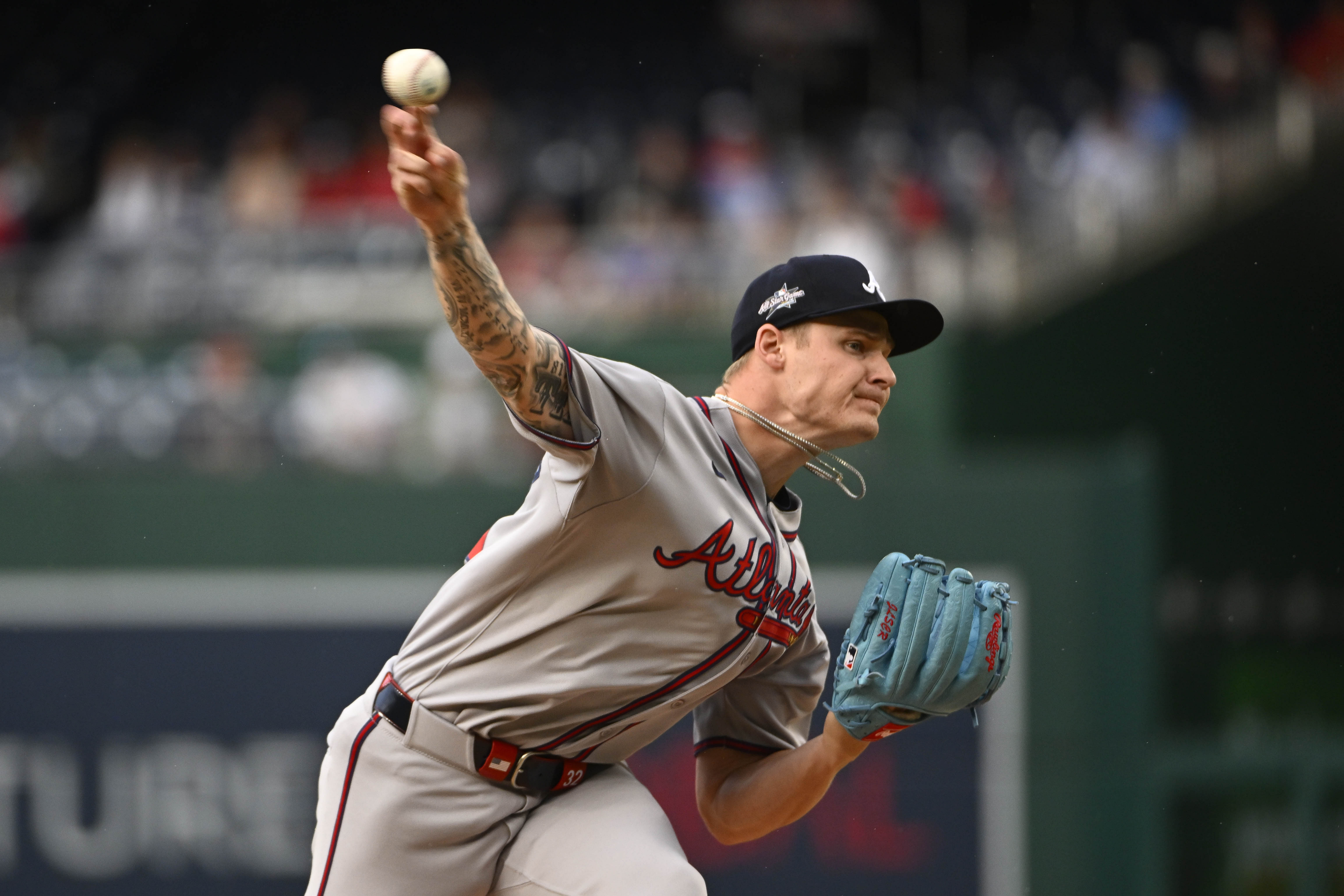 Take the over on AJ Smith-Shawver today (Imagn)